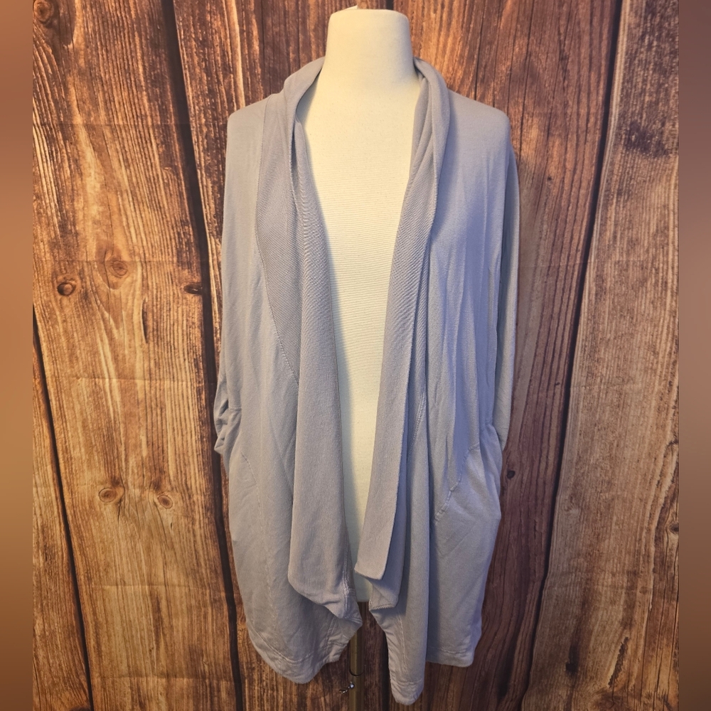 Athleta Pranayama Restore Wrap Cardigan Size S Purple